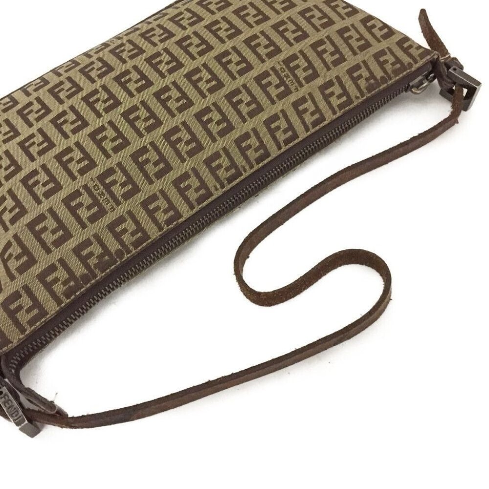 00114257# Fendi Shoulder Bag Canvas Zucca - Picture 5 of 12